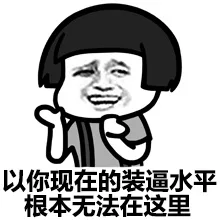 以你现在的装逼水平，根本无法在这里（以你现在的装逼水平，根本无法在这里）