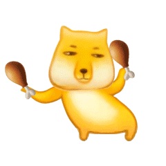 藏狐举鸡腿表情包（藏狐举鸡腿表情包）