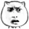 猫脸惊讶