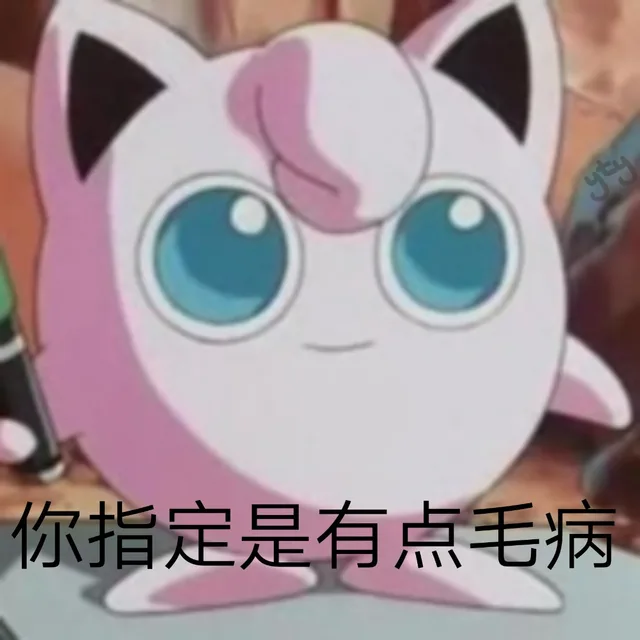 你指定是有点毛病