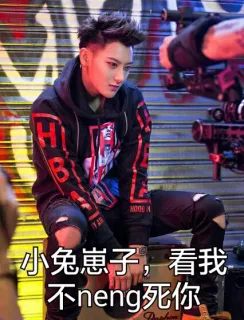 小兔崽子，看我不neng死你