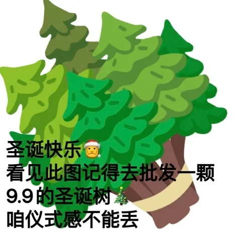 圣诞快乐看见此图记得去批发一颗9.9的圣诞树咱仪式感不能丢（圣诞快乐看见此图记得去批发一颗9.9的圣诞树咱仪式感不能丢）