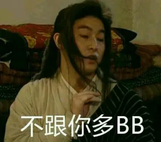 不跟你多BB