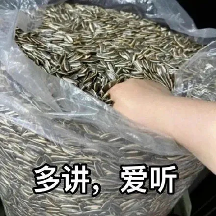 多讲，爱听(磕瓜子表情包)（多讲，爱听(磕瓜子表情包)）