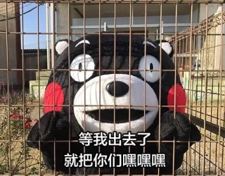 等我出去，我要把你们..._熊本熊表情包