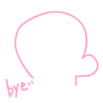 bye，空白脸