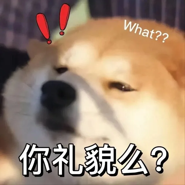 What??你礼貌么？（What??你礼貌么？）