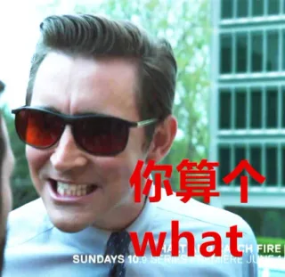 你算个what