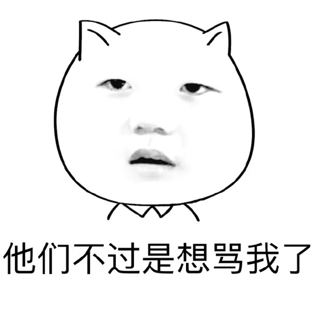 他们不过是想骂我了