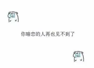 世界上没有不散的宴席，没有一路陪你走到底的朋友 没有永远的幸运_小熊表情包