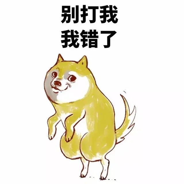 别打我，我错了