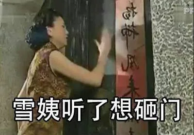 雪姨听了想砸门（雪姨听了想砸门）