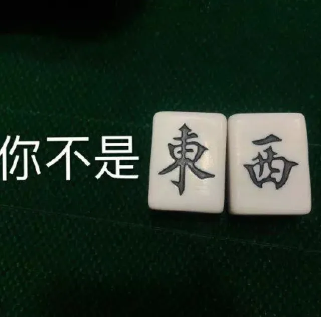 你不是东西（麻将表情包）