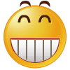大黄脸微笑
