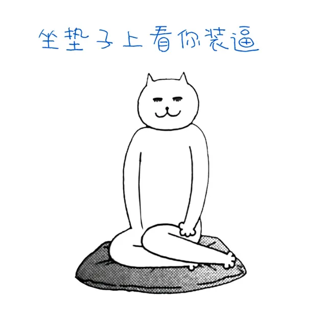 坐垫子上看你装逼