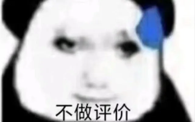 不做评价(熊猫头表情包)（不做评价(熊猫头表情包)）