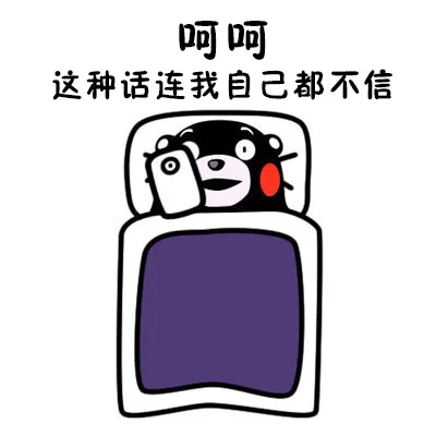 呵呵 这种话连我自己都不信