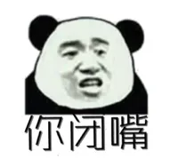 你闭嘴（熊猫头）
