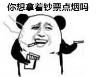 你想着钞票点烟吗？（你想着钞票点烟吗？）