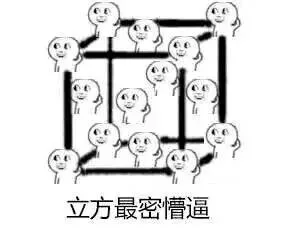 立方最密懵逼