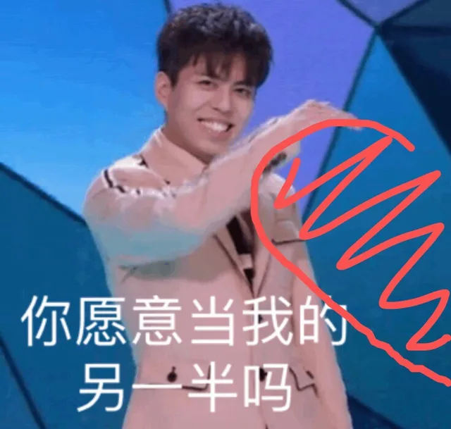 你愿意当我的另一半吗