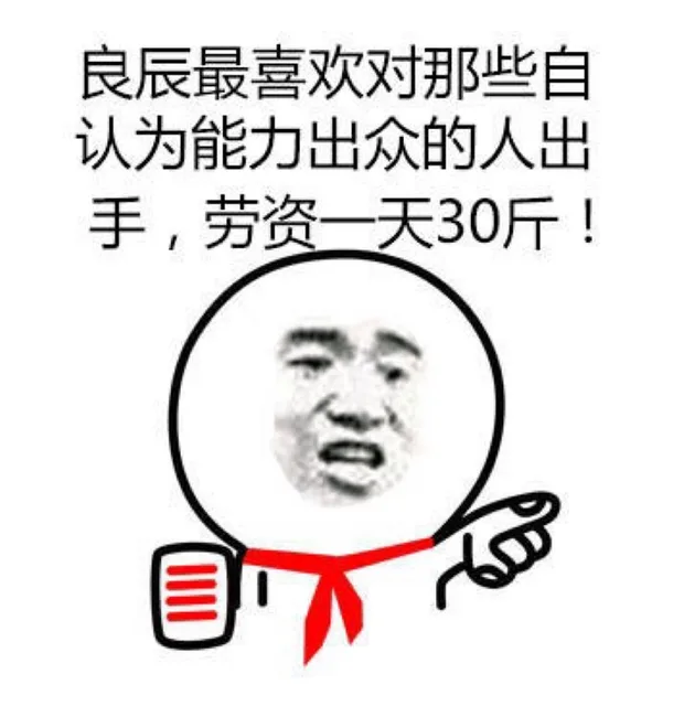 良辰最喜欢对那些自以为能力出众的人出手，劳资一天30斤