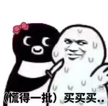 慌得一批)买买买