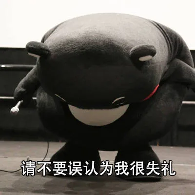 请不要误认为我很失礼