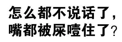 怎么都不说话了，嘴都被屎噎住了？（怎么都不说话了，嘴都被屎噎住了？）