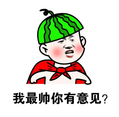 我最帅你有意见？