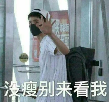 没瘦别来看我