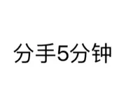 分手5分钟