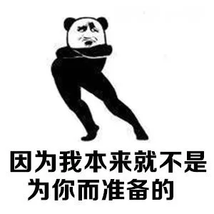 因为我本来就不是为你而准备的