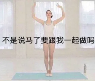 不是说马了要跟我一起做吗