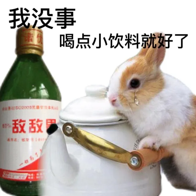 鼠鼠表情包 我没事 喝点小饮料就好了（鼠鼠表情包 我没事 喝点小饮料就好了）