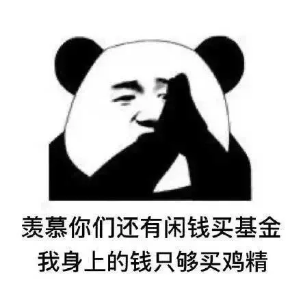 羡慕你们还有闲钱买基金我身上的钱只够买鸡精（羡慕你们还有闲钱买基金我身上的钱只够买鸡精）