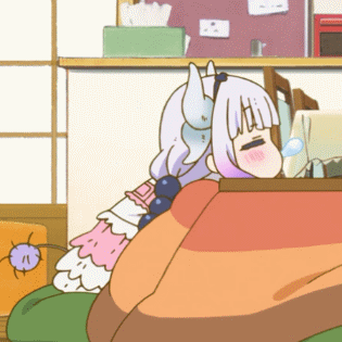 《小林家的龙女仆》康娜卡姆依GIF_卡通表情包