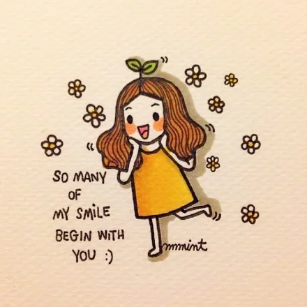 so many of my smile begin with you :)（so many of my smile begin with you :)）
