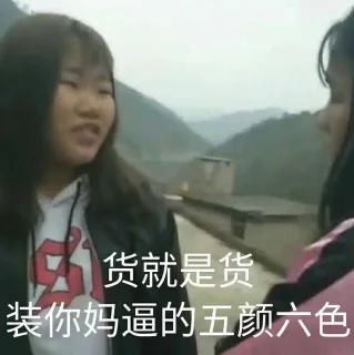 货就是货装你妈逼的五颜六色