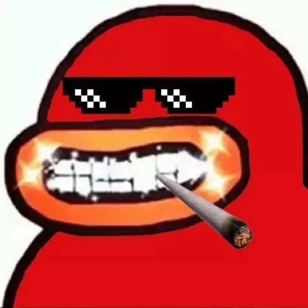 红色版社会我鸭哥（戴墨镜抽雪茄）
