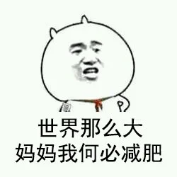 世界那么大，妈妈我何必减肥