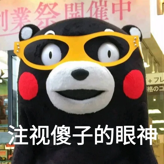 注视傻子的眼神