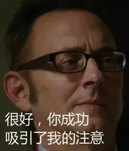 很好，你成功吸引了我的注意（很好，你成功吸引了我的注意）