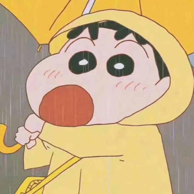 蜡笔小新打伞头像