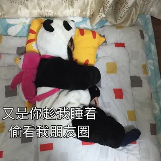 又是你趁我睡着偷看我朋友圈