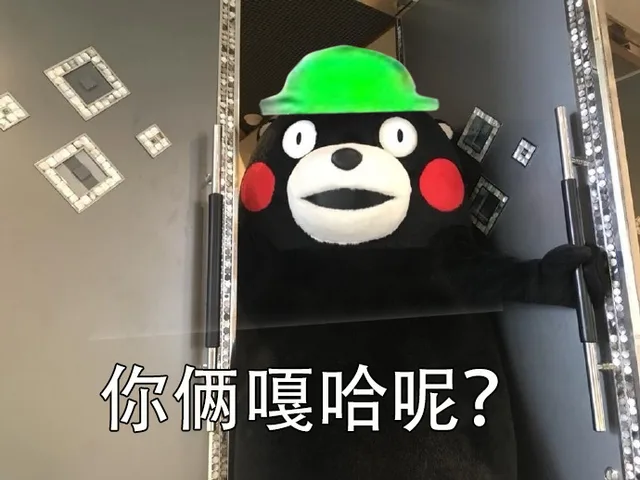 你俩嘎哈呢?