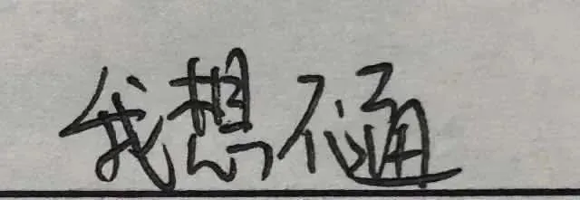 我想