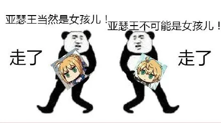 亚瑟王当然是女孩儿！亚瑟王不可能是女孩儿！走了
