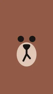 LINE FRIENDS 布朗熊 可妮兔 沙莉鸡 壁纸 _LINE FRIENDS_壁纸表情包