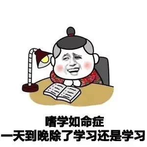 嗜学如命症，一天到晚除了学习还是学习